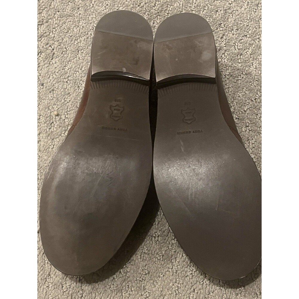 TORY BURCH Classic Loafer - Negroni brown Leather Women's Size 6 - Picture 8 of 10